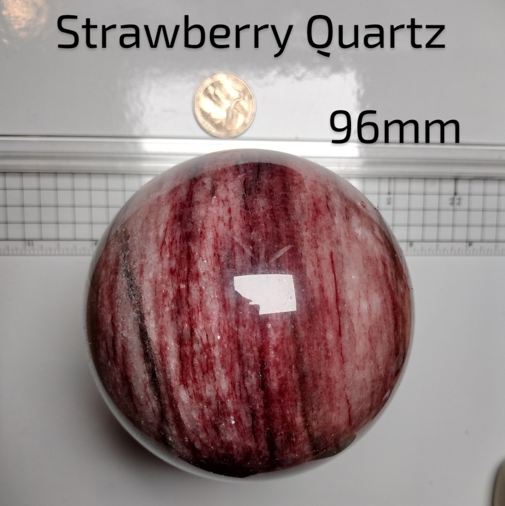 Strawberry Quartz Sphere